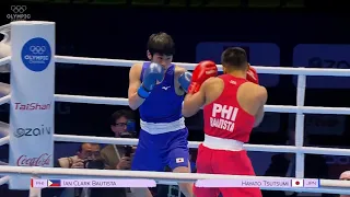 Ian Clark Bautista (PHL) vs. Hayato Tsutsumi (JAP) Olympic Qualifiers Prelims 2020 (57kg)