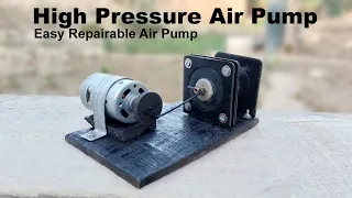 How to make air pump at home | 12V DC vacuum air pump | High pressure air pump | DIY air pump