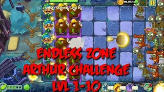 Plants vs Zombies 2 - Dark Ages | Endless Zone All Max Level Plants Test Level 1 - 10