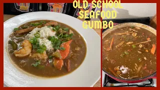 I’m Finally Sharing One Of My Most Requested Recipes/OLD SCHOOL SHRIMP 🍤,SAUSAGE AND CRAB 🦀 GUMBO