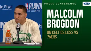 POSTGAME PRESS CONFERENCE: Malcolm Brogdon emphasizes the lack of defense in game one loss