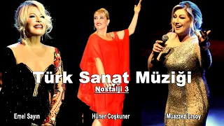 Türk Sanat Müziği Seçmeler Nostalji Şarkılar - Emel Sayın - Hüner Coşkuner - Muazzez Ersoy