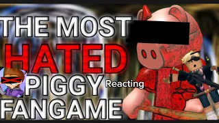 Reacting to THE MOST HATED PIGGY FANGAME but bozopixel or pixel (Piggy rebooted story start to end)
