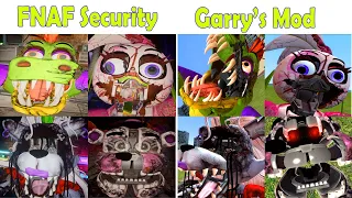 Jumpscare Comparisons FNAF Security Breach VS Garry's Mod