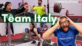 Weightlifting Coaches React to Nino & Giulia | Europeans