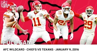 2015 AFC Wild Card Playoffs: Chiefs vs. Texans | NFL Full Game