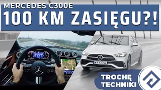 Mercedes C300e – 100 km na samym prądzie