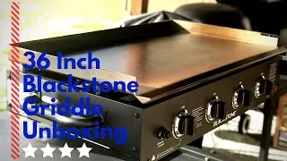 Blackstone Griddle unboxing, assembly, and seasoning!