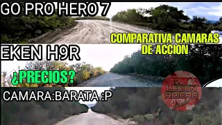 ASÍ GRABAN ESTAS CAMARAS DE ACCIÓN, GO PRO, EKEN H9R,