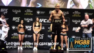 UFC 208 Weigh In Ceremony