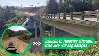 Calamba to Tagaytay Bypass road via Mabato-Bunggo Bridge