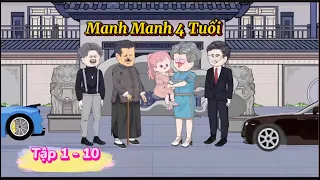 Manh Manh 4 Tuổi - Full Tập 1 - 10 | Mer Review