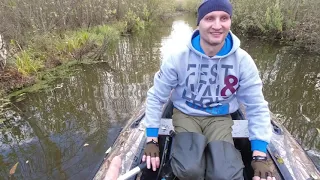 Эта Приманка Спасла нам Рыбалку! В этих Болотах на Лодке можно Заблудиться! За Щукой в Дикие Болота!