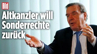 Gerhard Schröder verklagt Bundestag