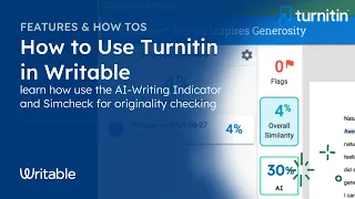 How to Use AI Detection and Originality Checking from Turnitin