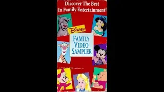 Disney Family Video Sampler - 1995 Edition [VHS]