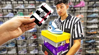 Giving My Credit Card To A Footlocker Employee