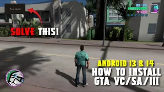 How To Install: GTA Vice City on Android 13 & 14 Devices" After Latest UI Updates ⚡