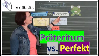 Präteritum und Perfekt - Vergangenheitsformen für Schüler erklärt/ Lernlibelle