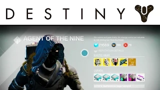 Destiny - Exotic Body Armor, Helmets, and Rocket Launcher! (Agent of the Nine Overview)