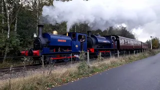 A Double Header at the Chasewater Railway Coal Train Gala.