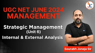 UGC NET Management June 2024 | Important topic , Strategic Management | Internal & External Analysis