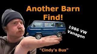 Another VW Vanagon Barn Find- Cindy's Bus