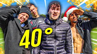 HÄRTESTE FUßBALL CHALLENGE BEI 40 GRAD! *TOR = AUSZIEHEN*