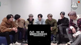 bts reaction to tik tok