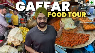09 Street Food Stalls in Gaffar Market, New Delhi | Food Walk Delhi