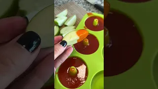 Green Apples and Candy Corn Dip