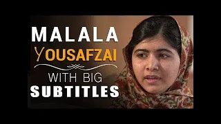 Malala Yousafzai and Emma Watson 'A Message Of Inspiration' (with Big Subtitles)