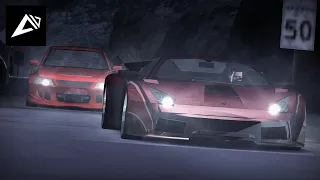 Canyon Duel | Wolf (Lamborghini Murciélago) Deadfall Junction | NFS Carbon (60FPS)