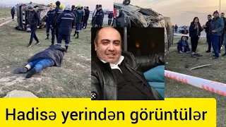 Oktay Əliyevin dünyasini dəyişdiyi yerdən fotolar