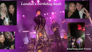 Landon Barker’s birthday concert (front row)