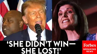 BREAKING NEWS: Trump Roasts Nikki Haley's Speech After Winning New Hampshire GOP Primary