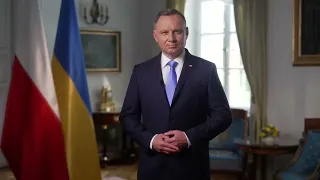 Президент Республіки Польща Анджей Дуда привітав українів з Днем Незалежності України