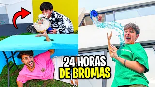 24 HORAS DE BROMAS A MIS VECINOS Y AMIGOS!