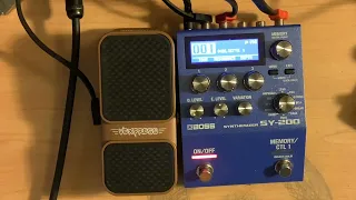 Pt.9 Boss SY-200 Synthesizer Pedal - Noise Sounds