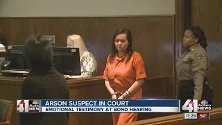 Arson suspect in court
