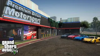 How to install Premium Deluxe Motorsport Car Dealership mod in GTA 5 (2024) Car Dealership for GTA V