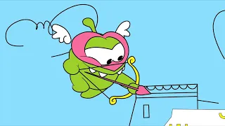 Learning colours with Om Nom: Super Noms: Cupid's Bow