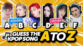 CAN YOU GUESS THE KPOP SONG FROM A TO Z? 🎵🎧 ANSWER - KPOP QUIZ 🎮