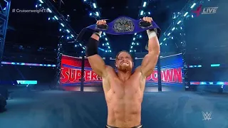 Buddy Murphy wins the Cruiserweight championship in his hometown of Melbourne Australia!