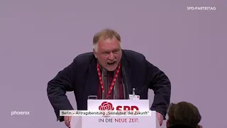 Sozialstaat der Zukunft: Frank-Axel Dietrich auf dem SPD-Parteitag am 07.12.19