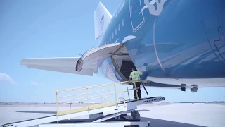 Así es por dentro el primer Airbus A380 carguero de la aerolínea HiFly