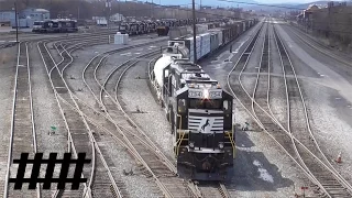 Norfolk Southern Switching in Rose Yard at Altoona, PA