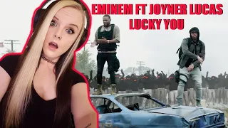 Eminem - Lucky You ft. Joyner Lucas REACTION