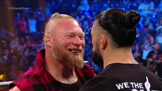 Brock Lesnar Attacks Roman Reigns & F5's The Usos | WWE SmackDown 1st Oct 2021 | Full Segment