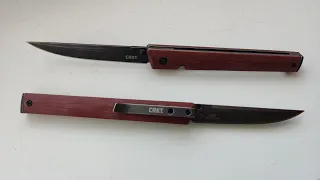 Распаковка CRKT CEO 7096 Burgundy D2 из Rozetka